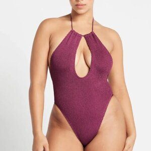 NWT Bond-eye Bisou One-piece in Purple Boysenberry One Size